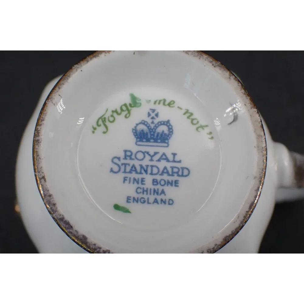 Royal Standard Forget Me Not Creamer Fine Bone China England